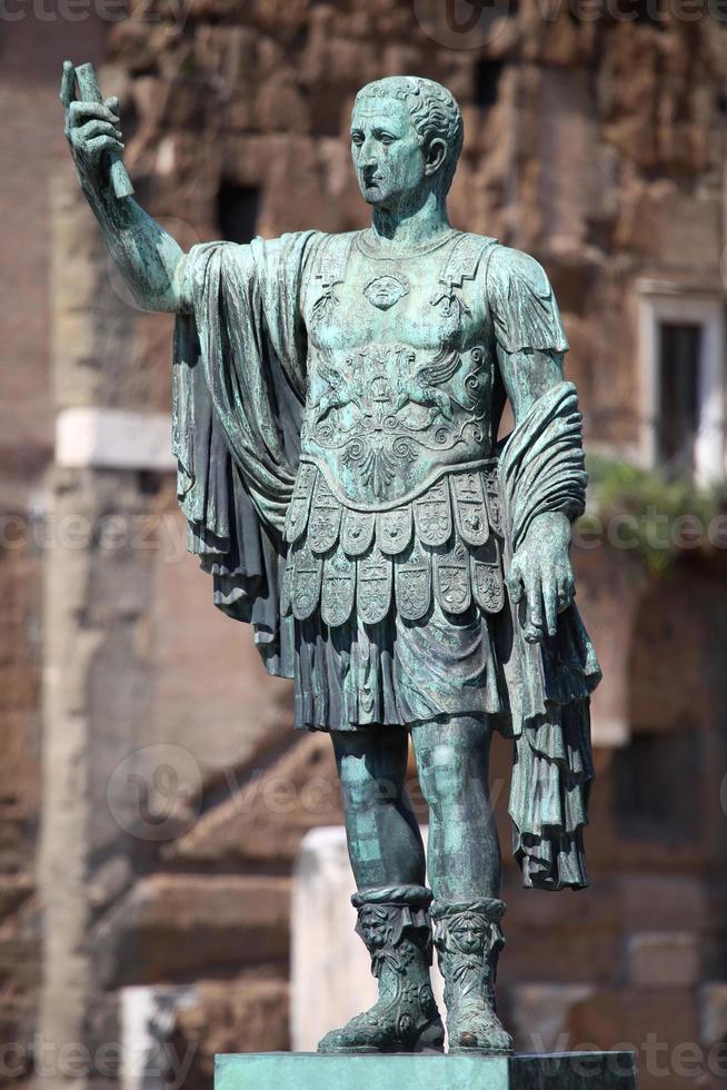 staty caesari nervae augusti, Rom, Italien foto