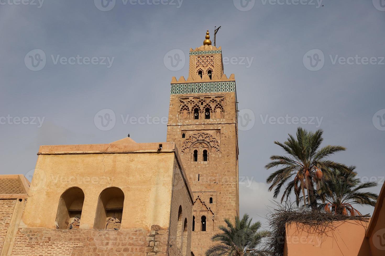 kutubiyya moskén i Marrakech, Marocko foto