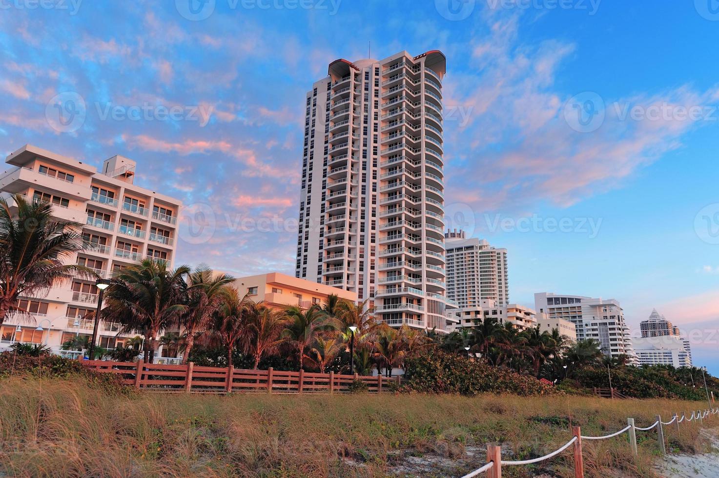 Miami Beach havsutsikt foto