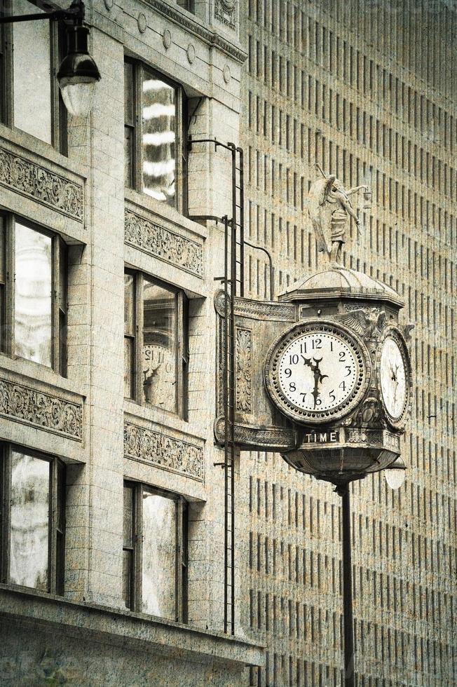 chicago downtown street view foto