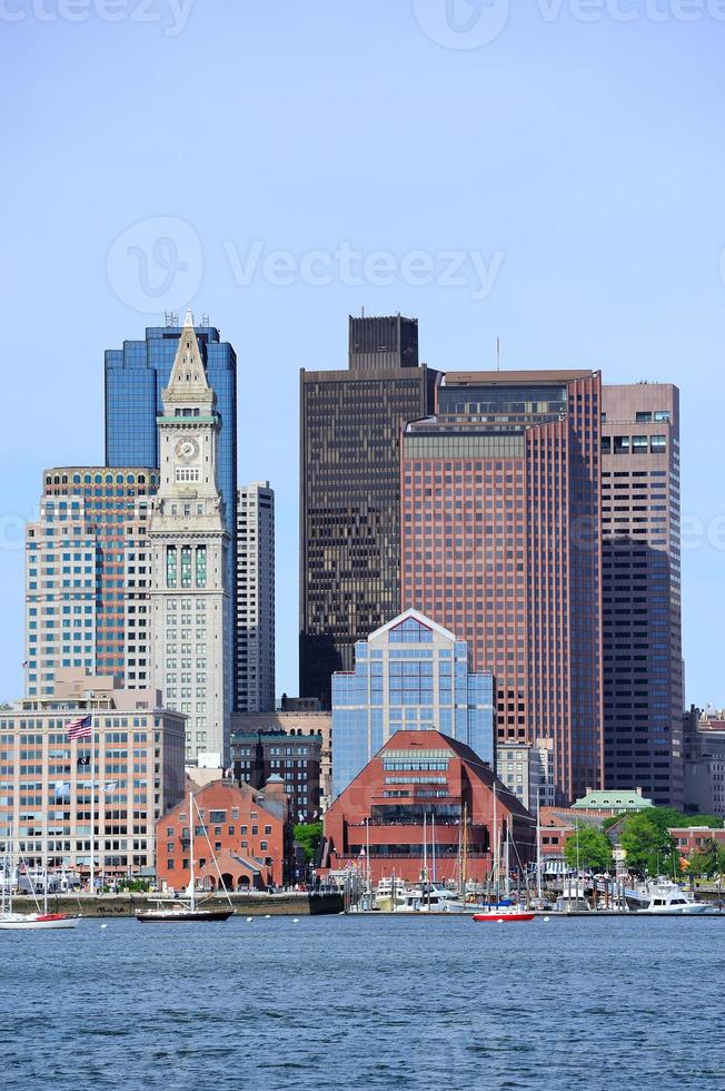 boston arkitektur vid vattnet foto