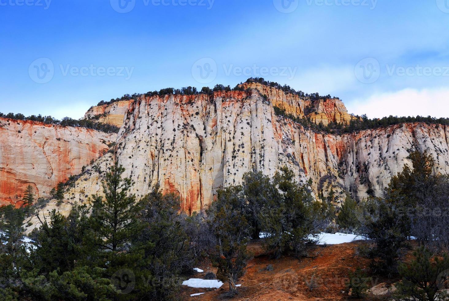 zion nationalpark landmärke foto