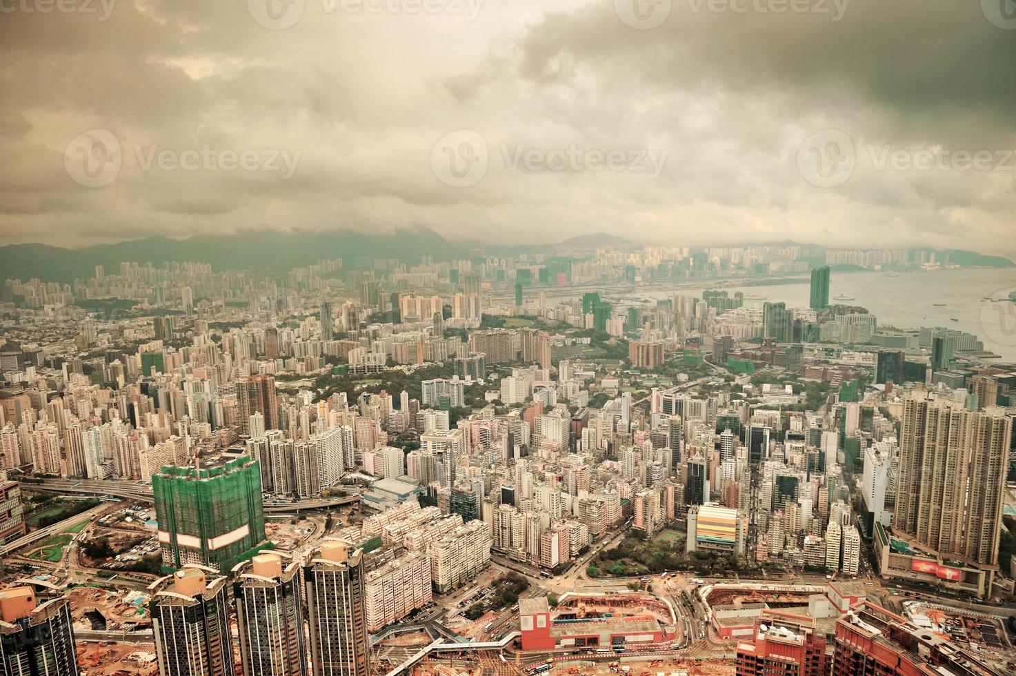 flygfoto från Hong Kong foto