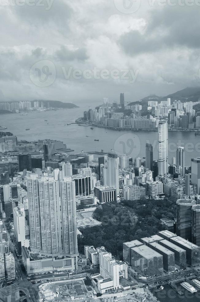 flygfoto från Hong Kong foto