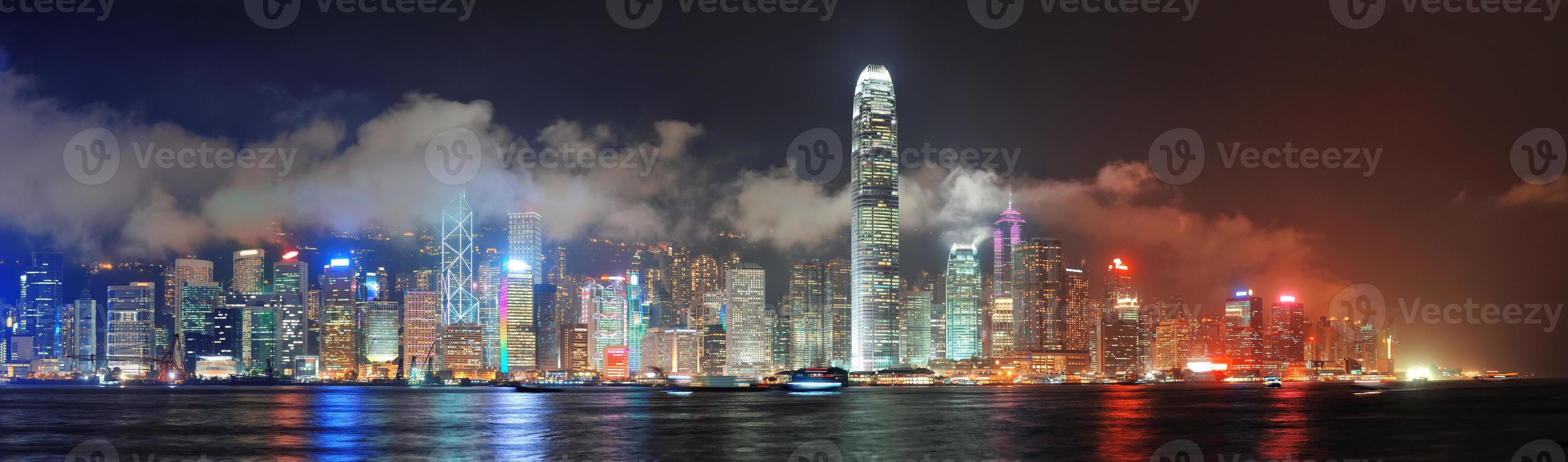 hong kong skyline foto