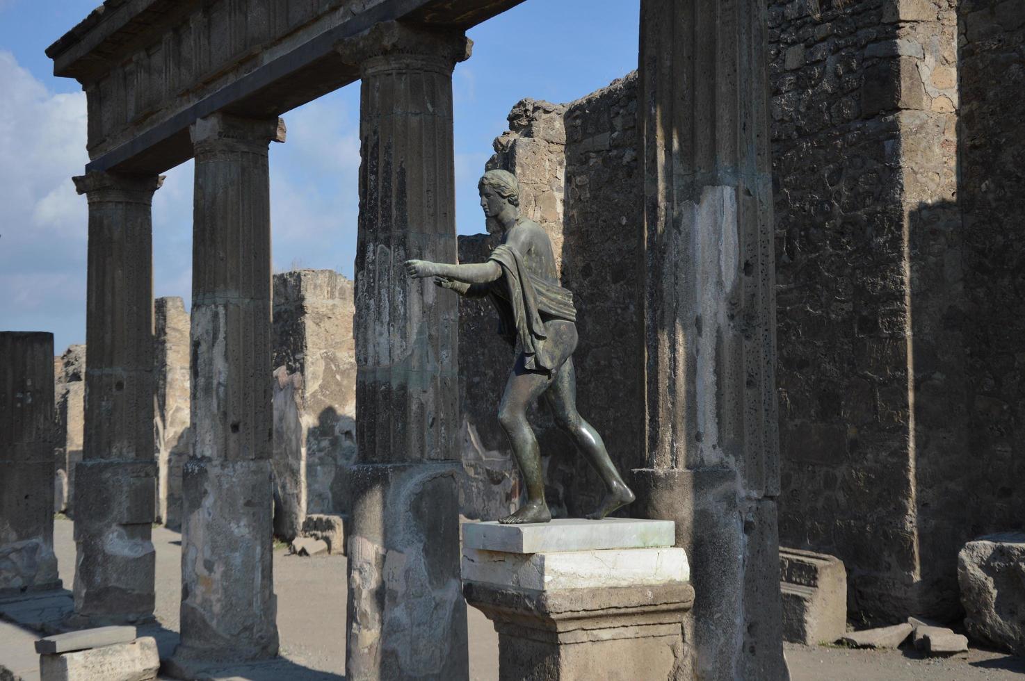 ruinerna av Pompeii, Italien foto
