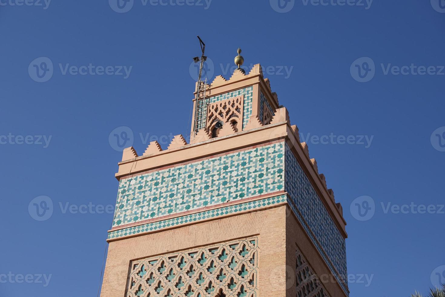 moulay el yazid moské i marrakech, marocko foto