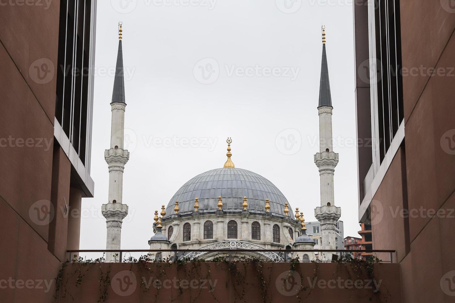 nusretiye moskén i Karakoy, Istanbul, Turkiet foto