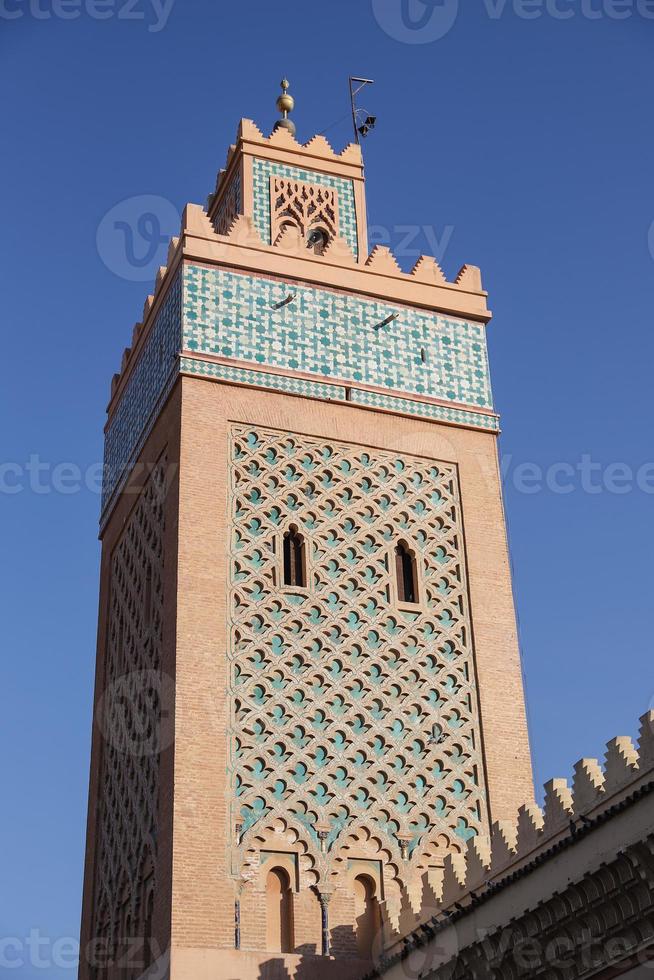 moulay el yazid moské i marrakech, marocko foto