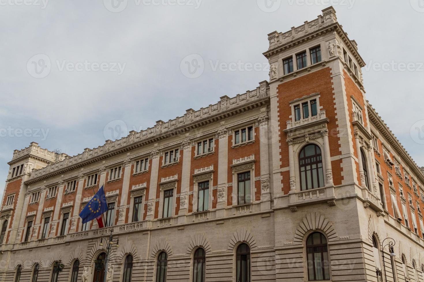 Rom, Italien. typiska arkitektoniska detaljer i den gamla staden foto