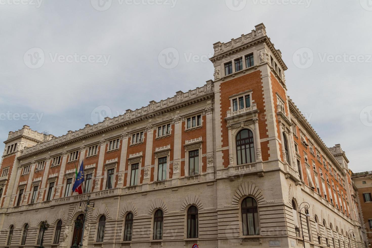 Rom, Italien. typiska arkitektoniska detaljer i den gamla staden foto