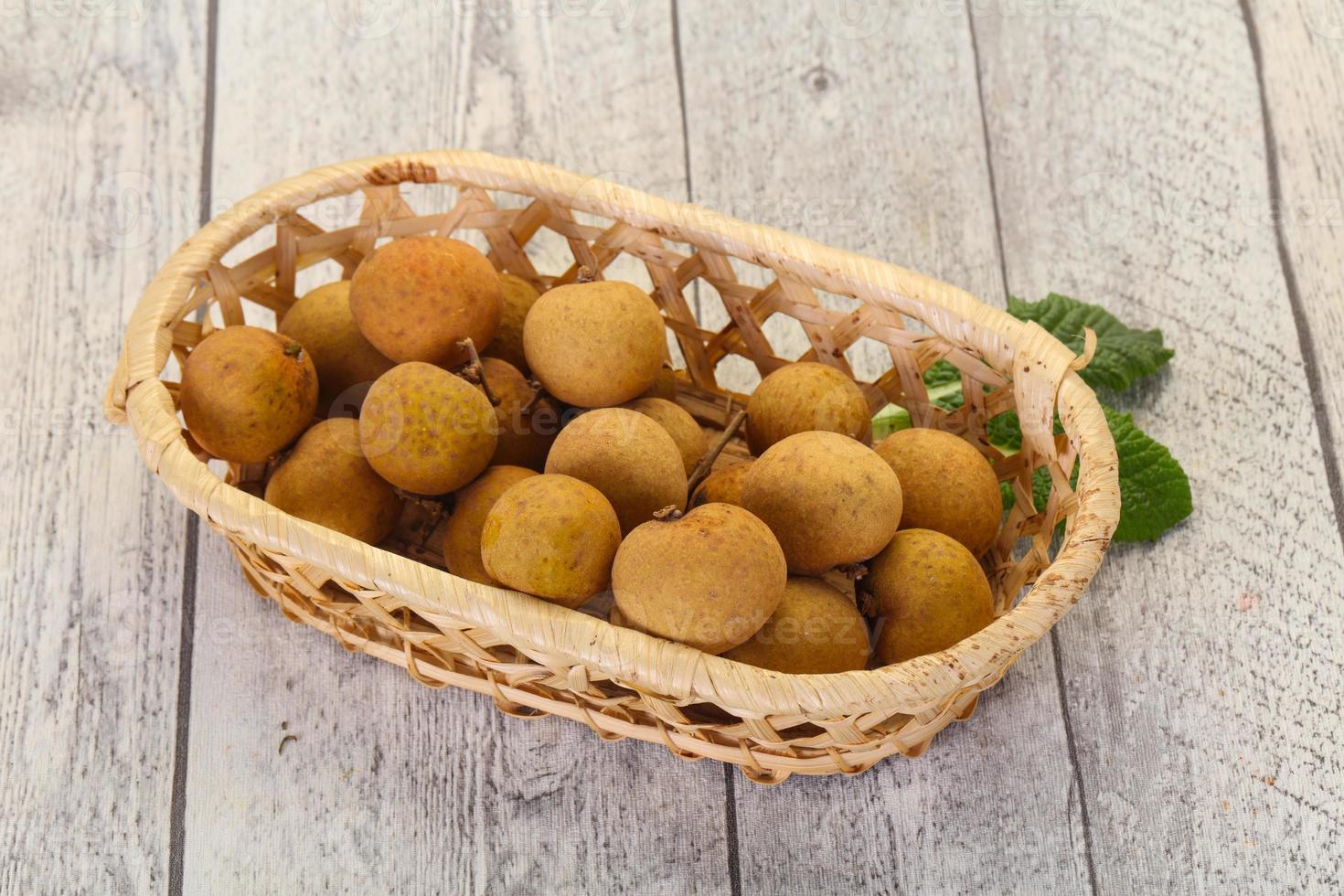 tropisk frukt longan foto