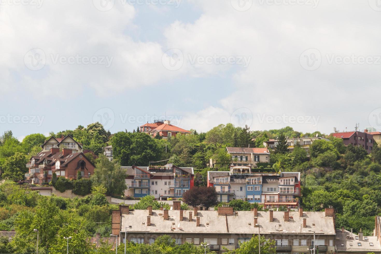 utsikt över landmärken i budapest foto