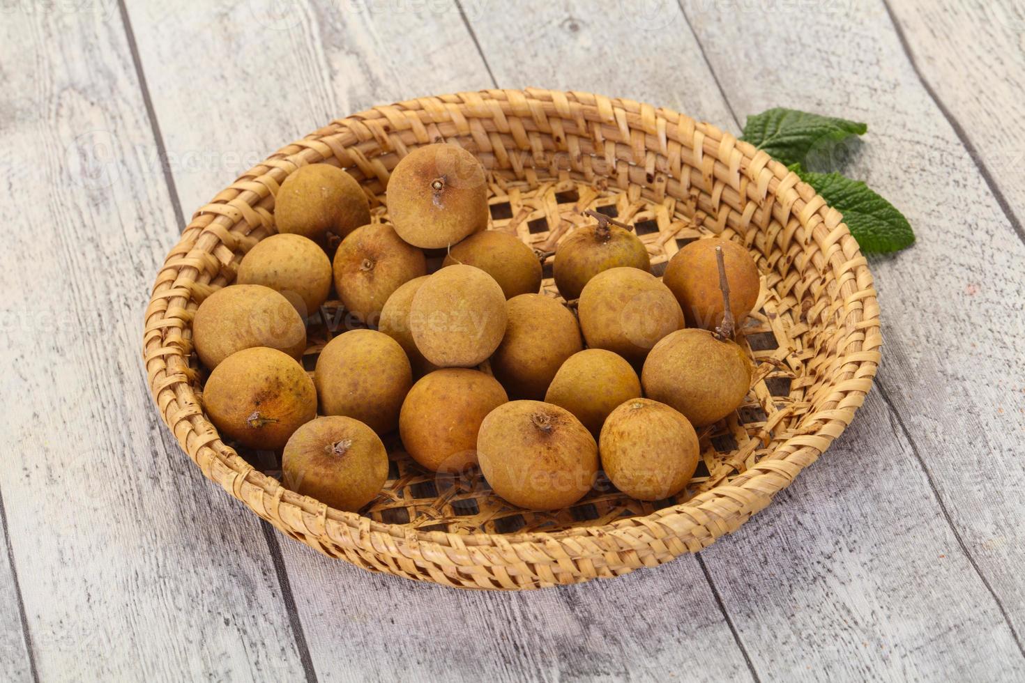 tropisk frukt longan foto