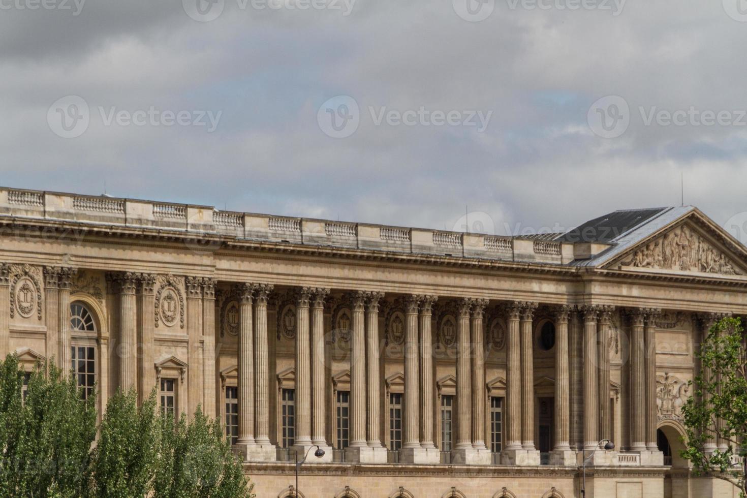 historisk byggnad i Paris Frankrike foto