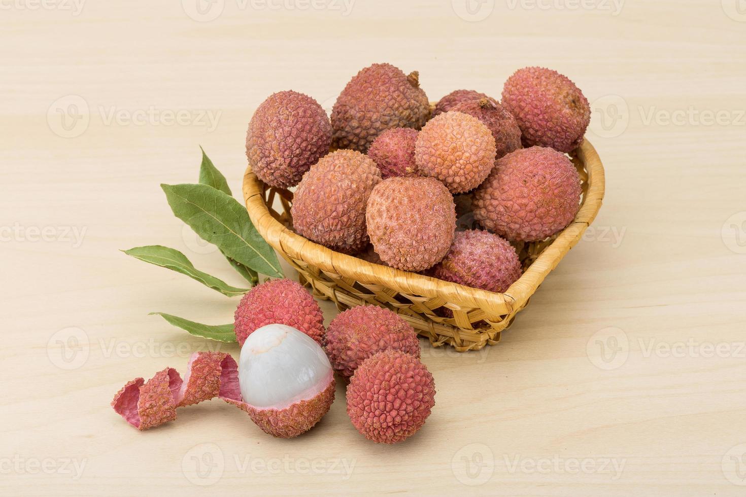 tropisk frukt - litchi foto