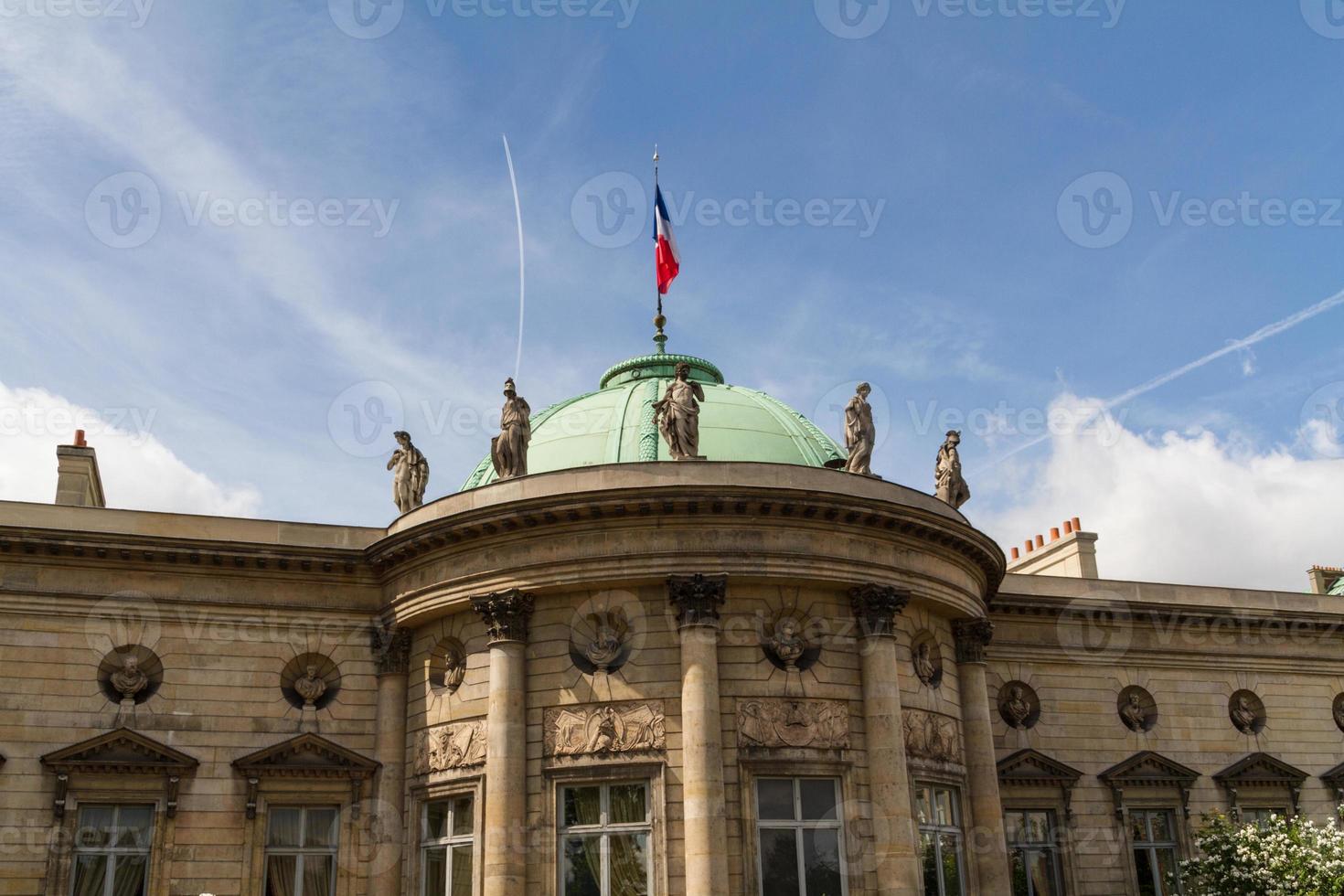 historisk byggnad i Paris Frankrike foto