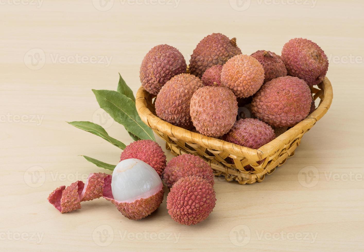 tropisk frukt - litchi foto