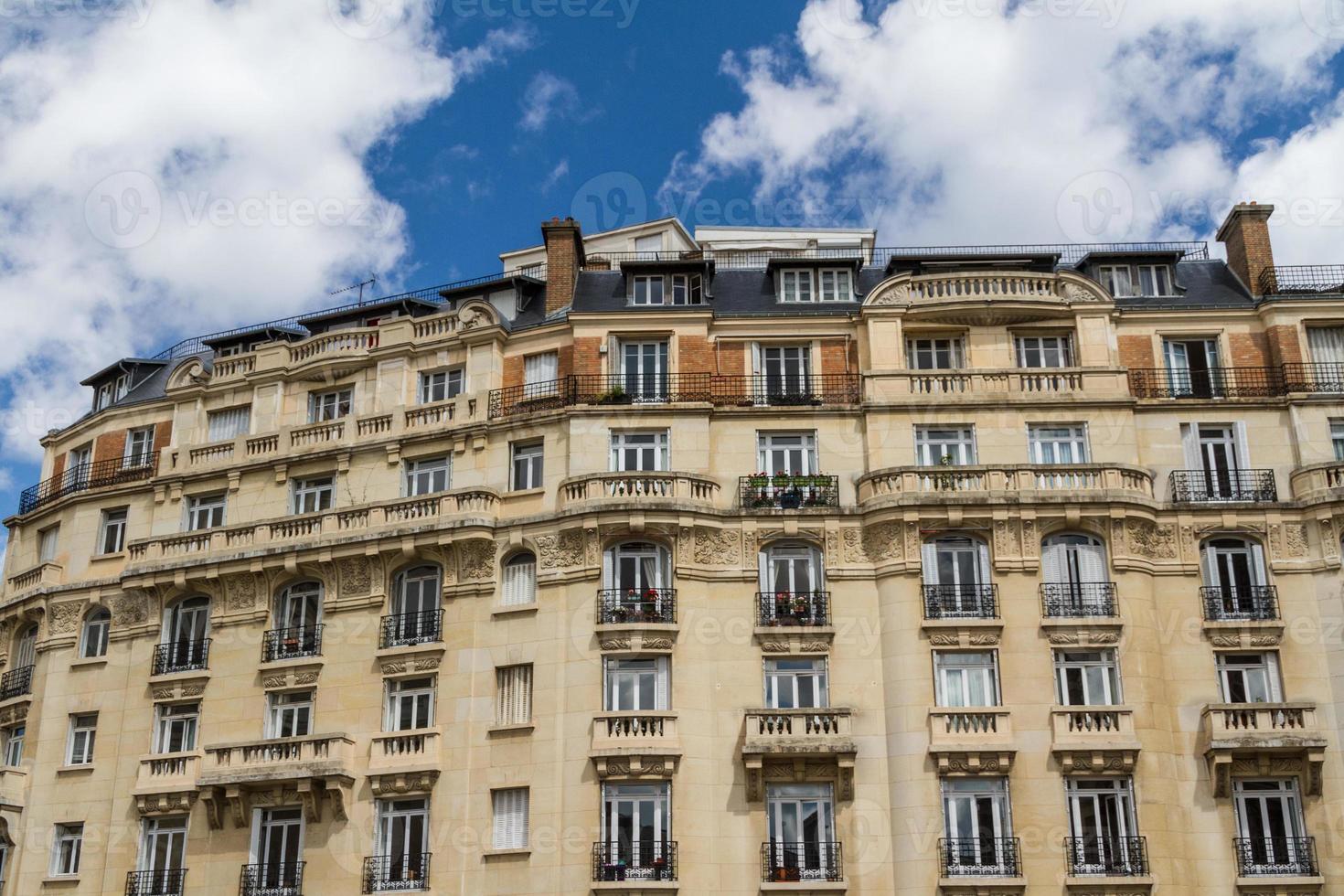vackra parisiska gator visa paris, frankrike Europa foto