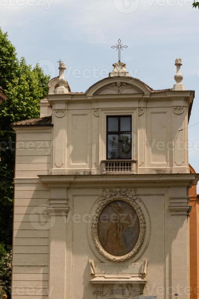 stor kyrka i centrum av Rom, Italien. foto