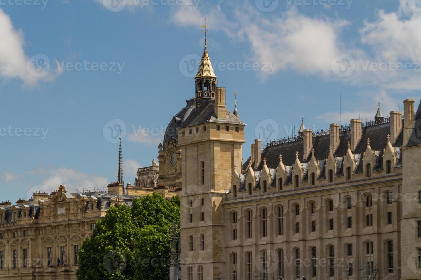 historisk byggnad i Paris Frankrike foto