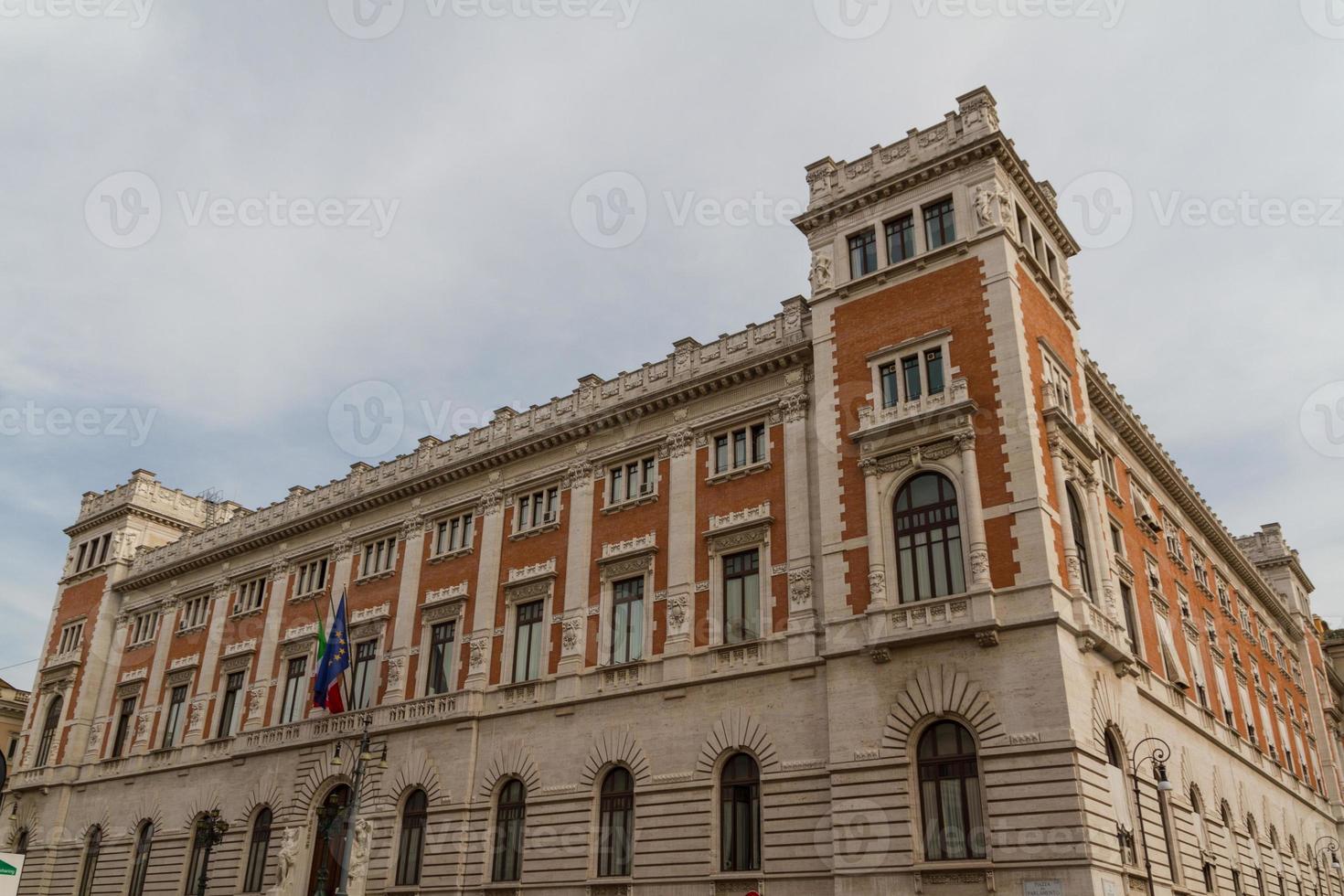 Rom, Italien. typiska arkitektoniska detaljer i den gamla staden foto