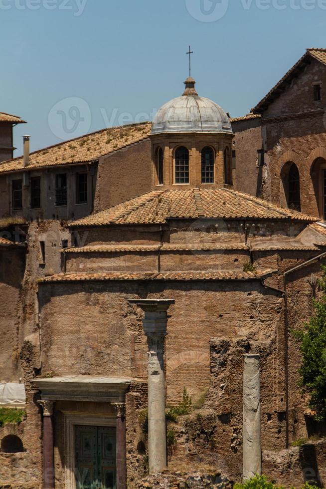 romerska ruiner i rom, forum foto