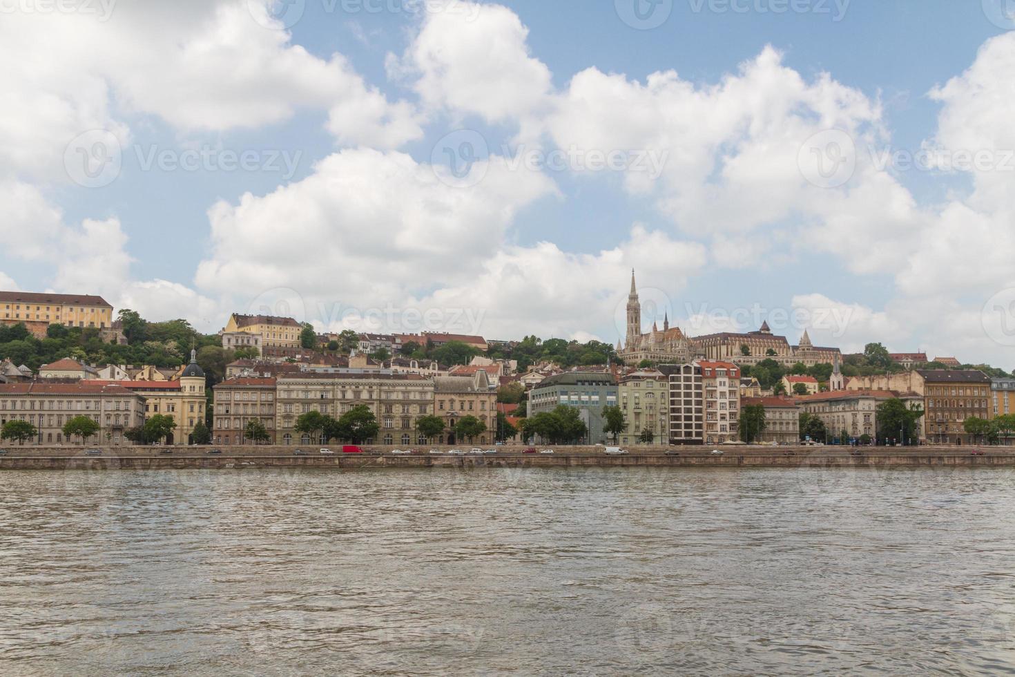 utsikt över landmärken i budapest foto