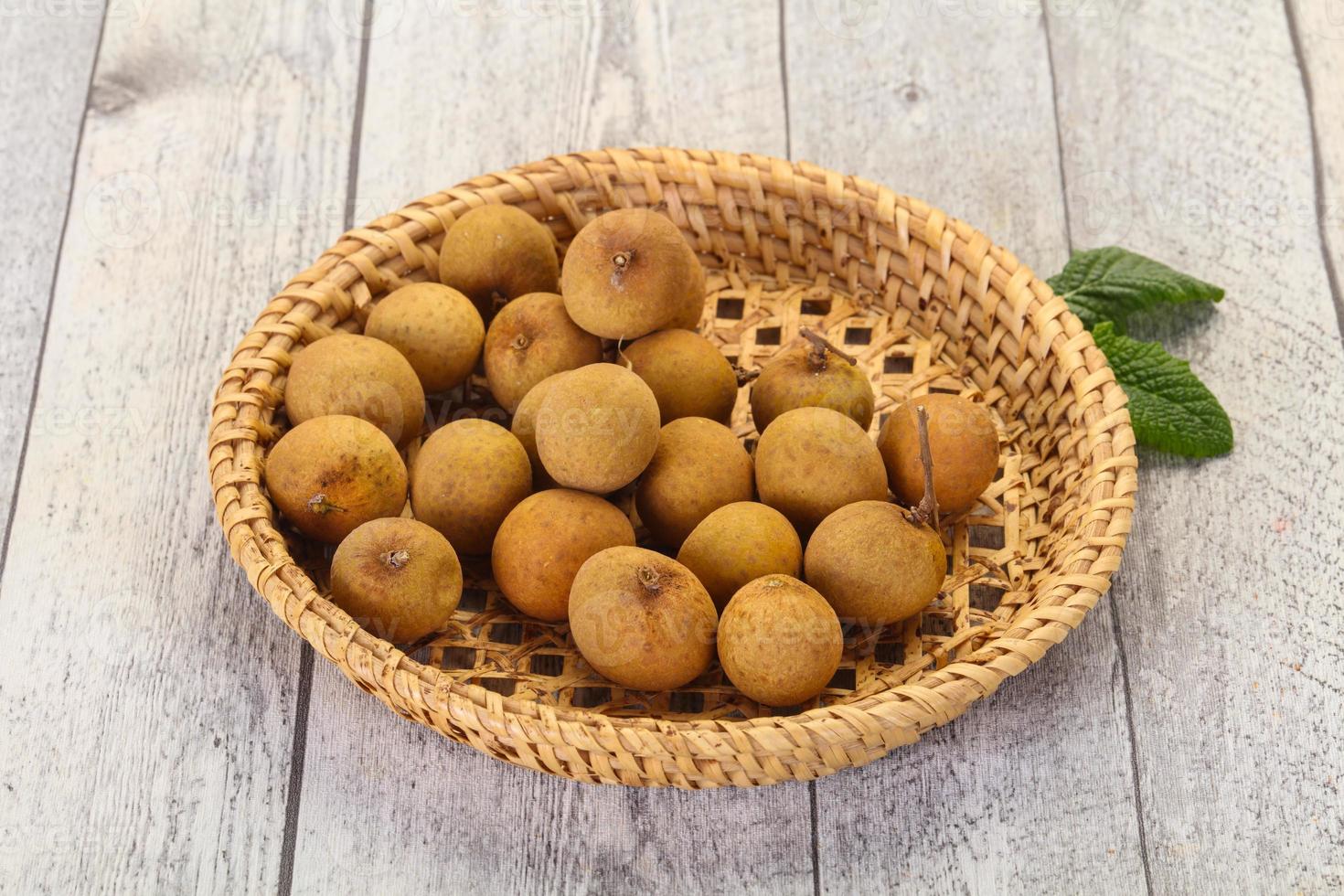 tropisk frukt longan foto