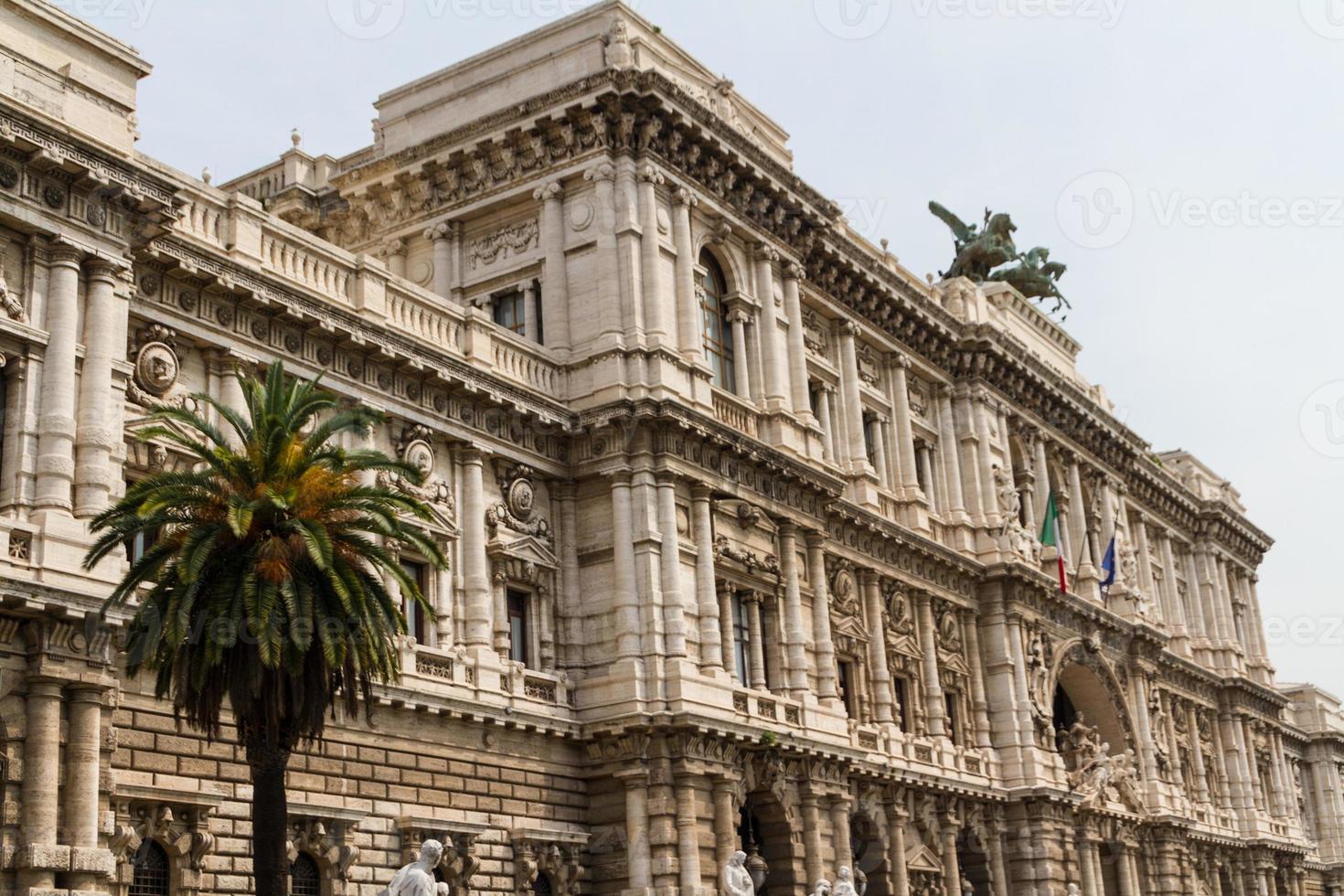 Rom, Italien. typiska arkitektoniska detaljer i den gamla staden foto