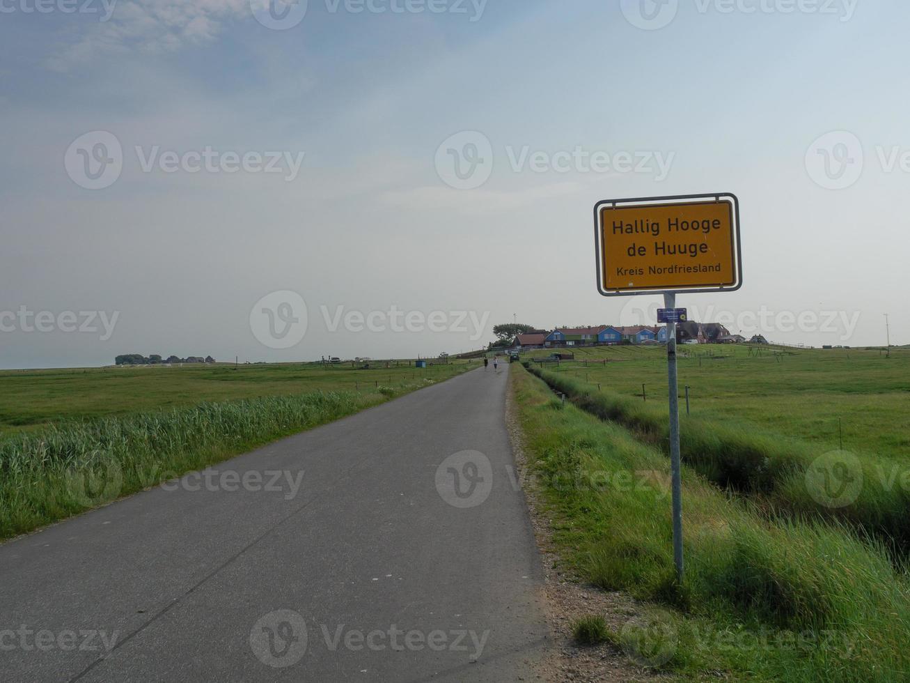 hallig hooge i tyska Nordsjön foto