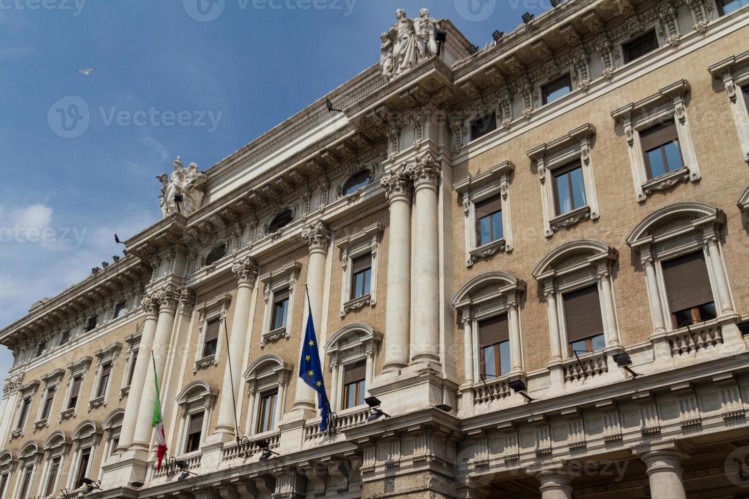 Rom, Italien. typiska arkitektoniska detaljer i den gamla staden foto