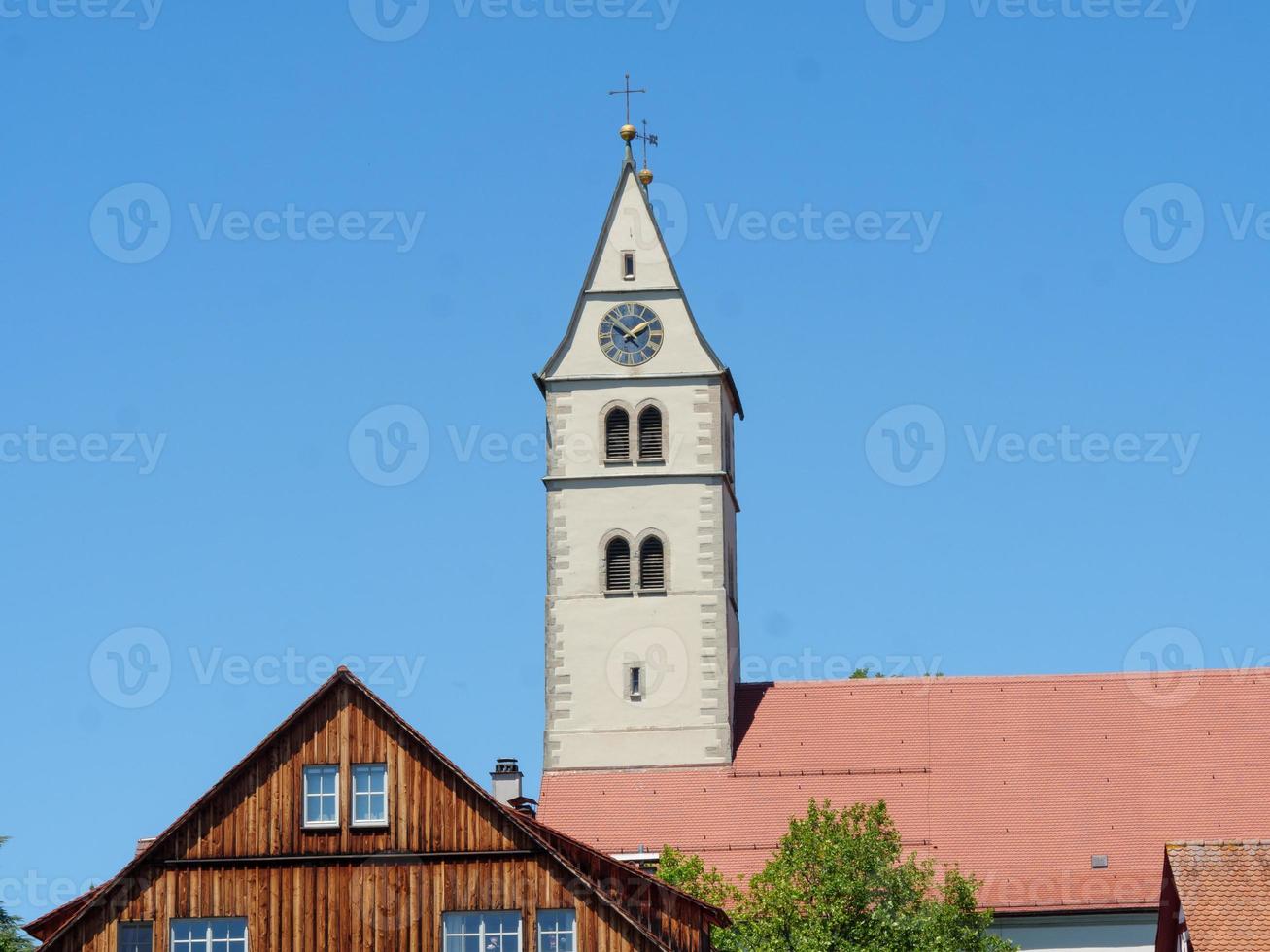 meersburg vid Bodensjön i Tyskland foto