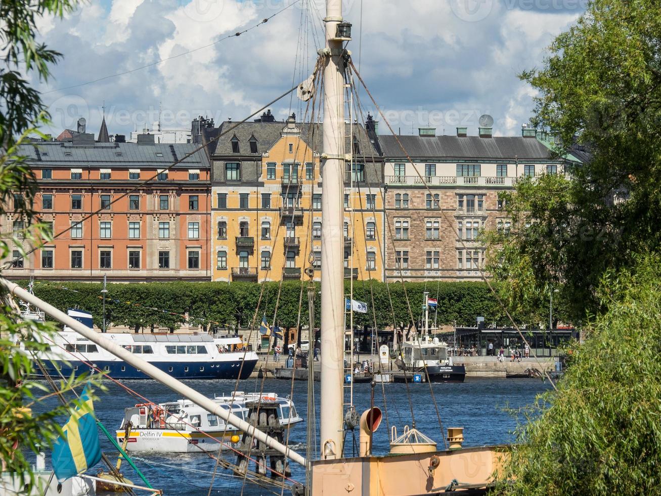 stockholm city i sverige foto