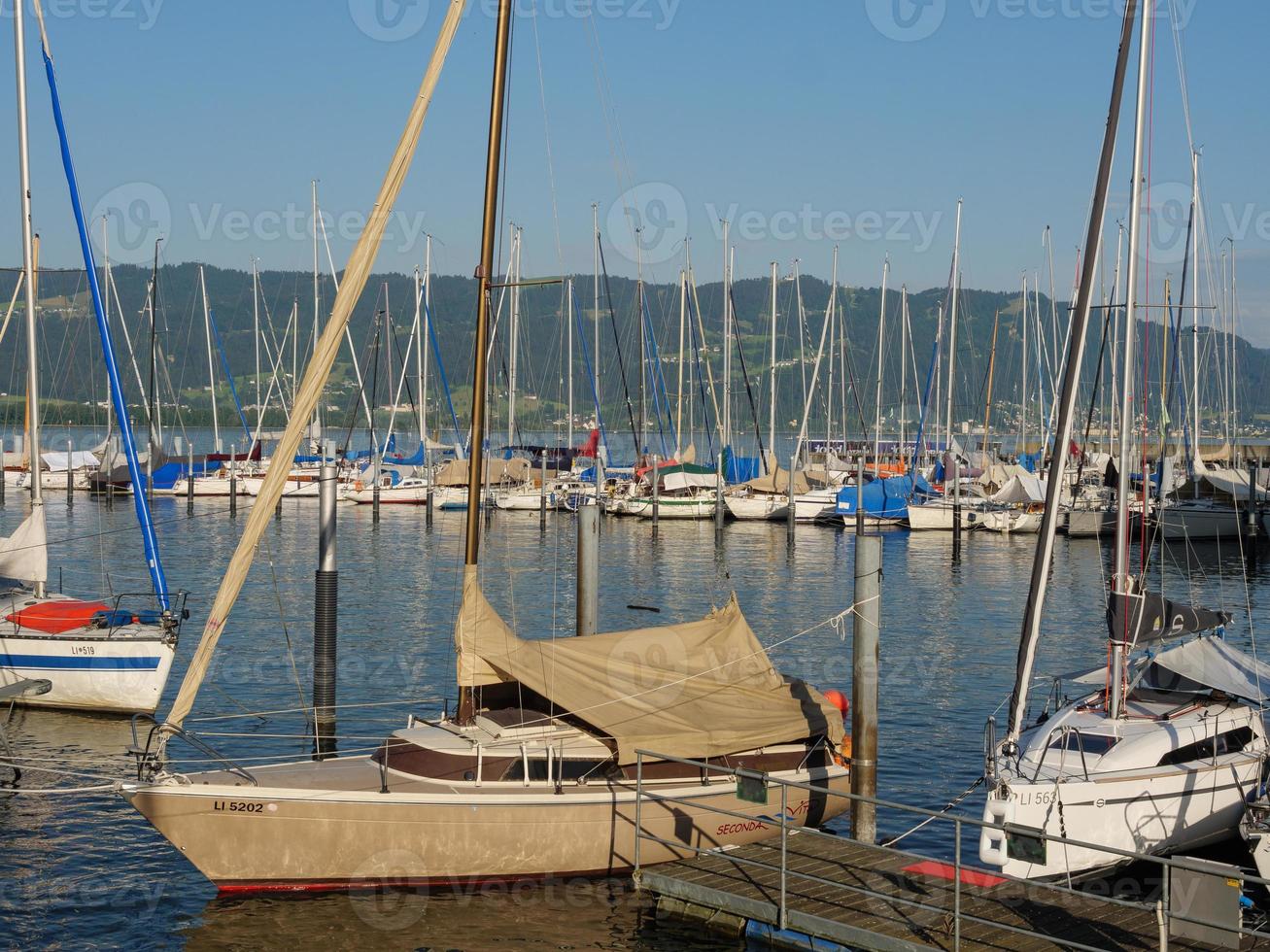 lindau och bregenz vid Bodensjön foto