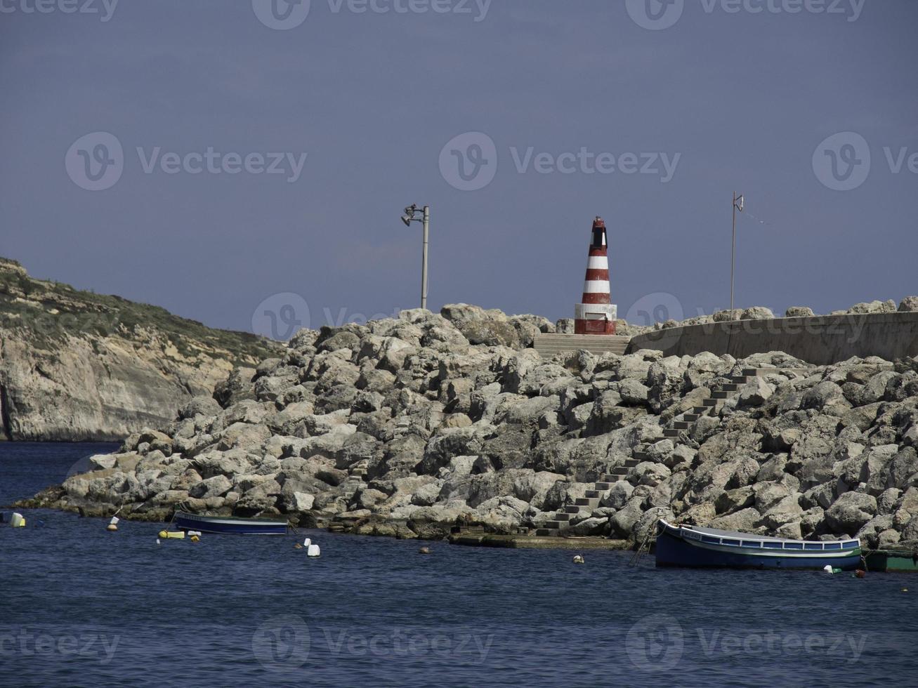 ön Gozo vid Medelhavet foto