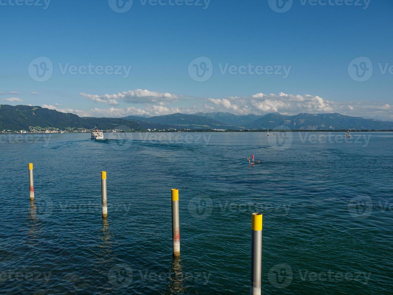 staden lindau vid Bodensjön foto