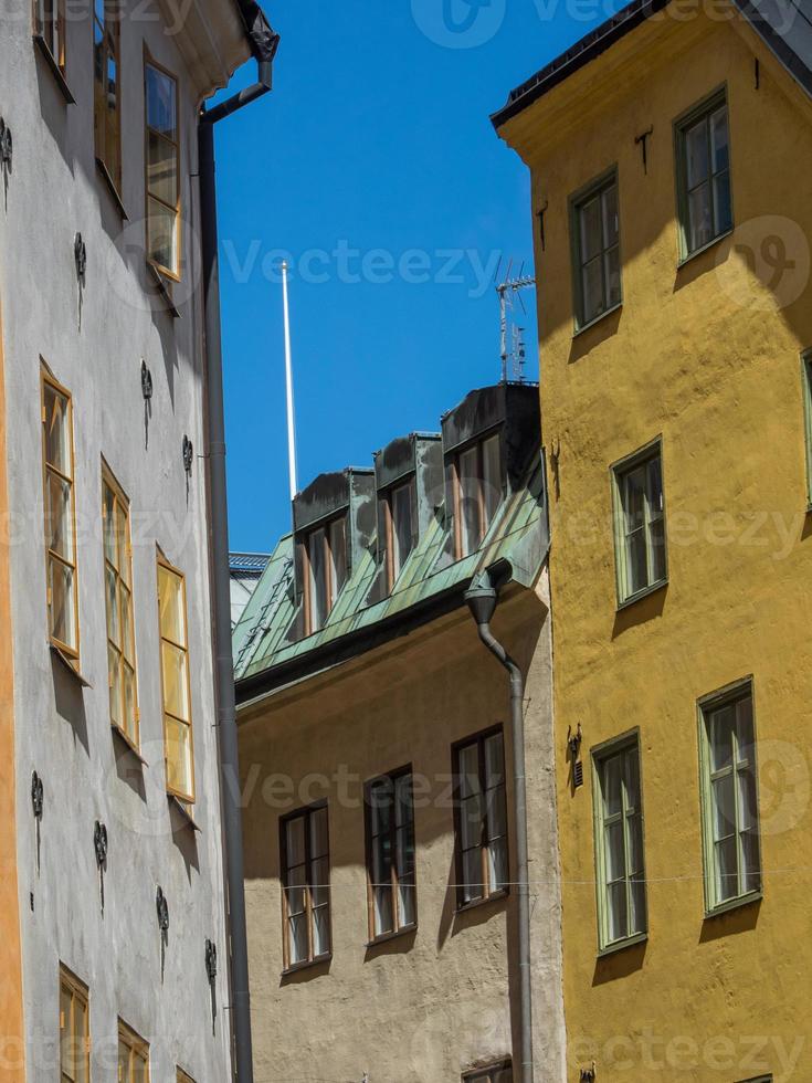 stockholm city i sverige foto