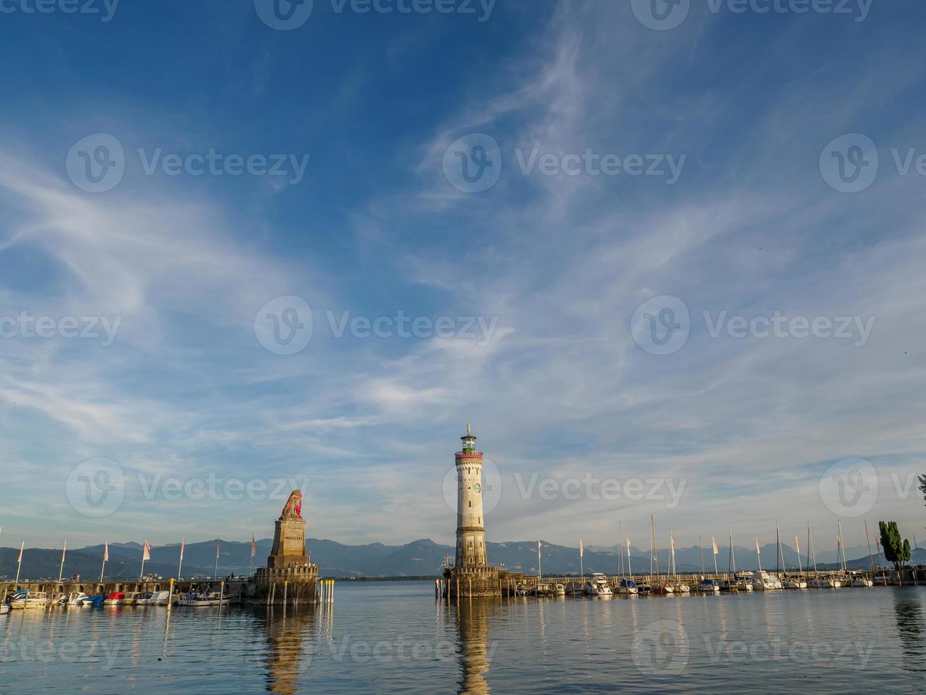 Lindau vid Bodensjön i Tyskland foto