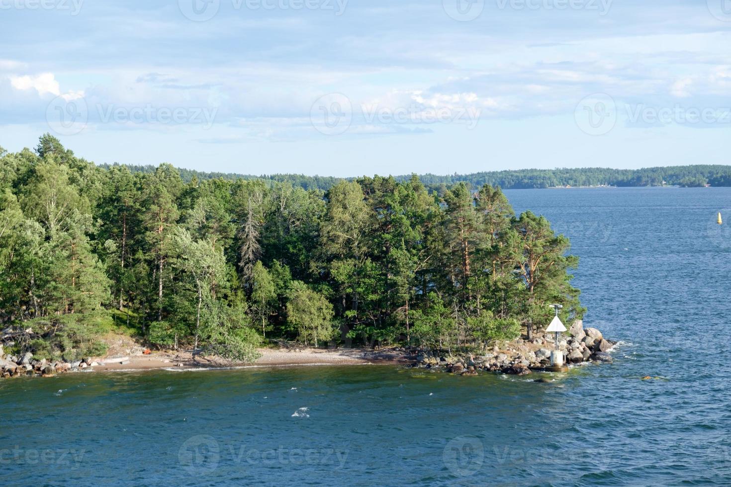 Östersjön nära stockholm foto