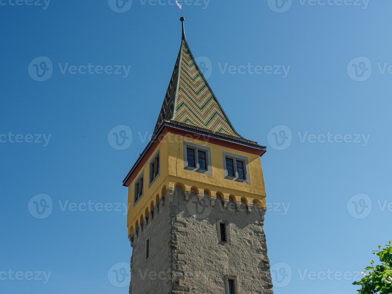 staden lindau vid Bodensjön foto