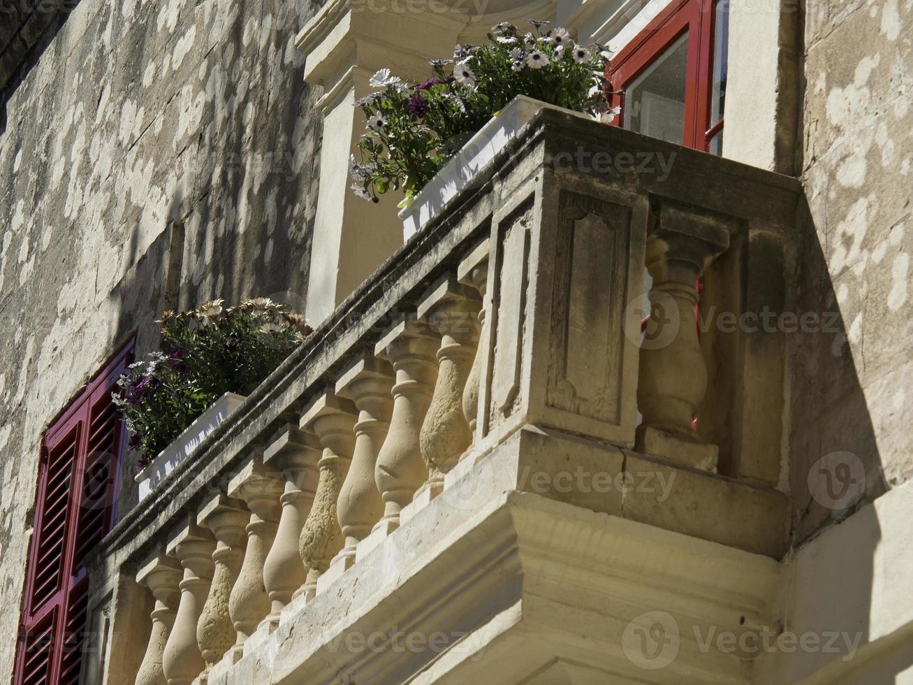 mdina stad på malta foto