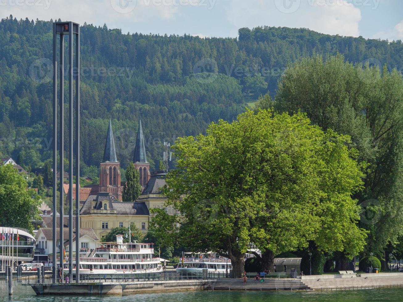 lindau och bregenz vid Bodensjön foto