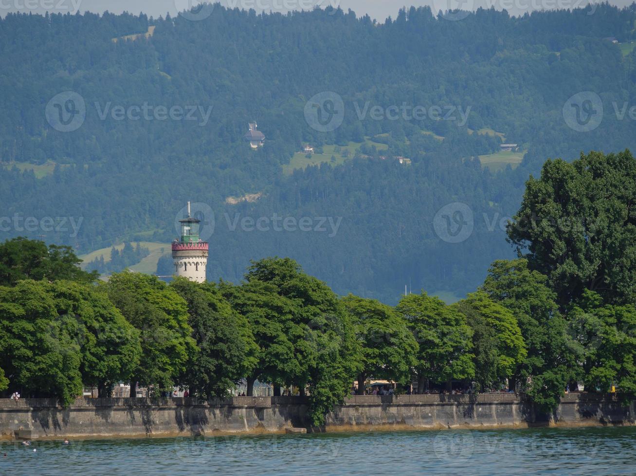 bregenz och lindau vid Bodensjön foto