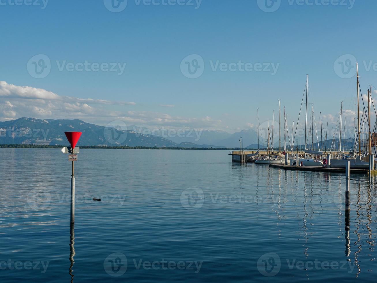 staden lindau vid Bodensjön foto