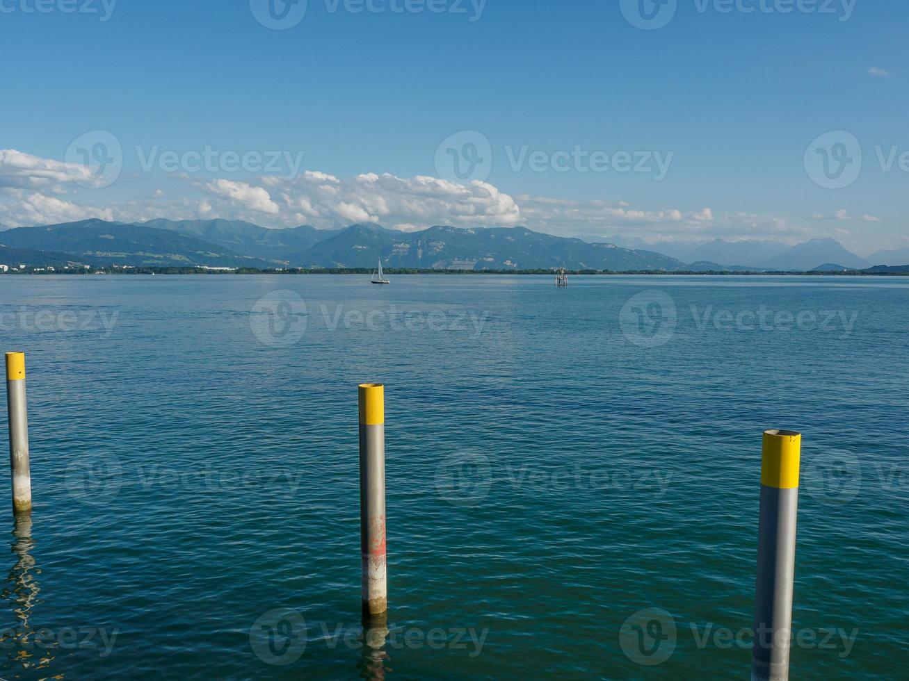 staden lindau vid Bodensjön foto