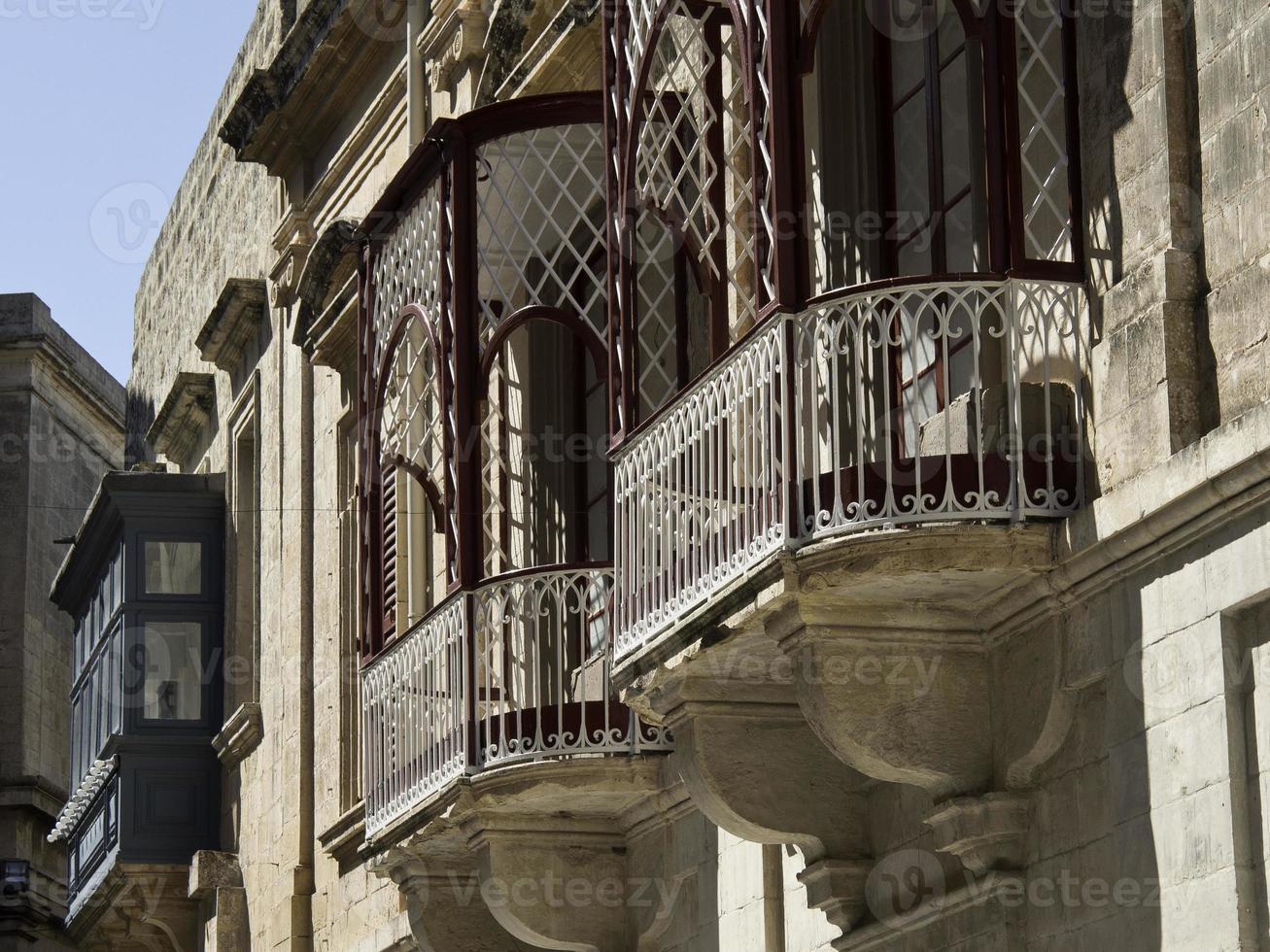 mdina stad på malta foto