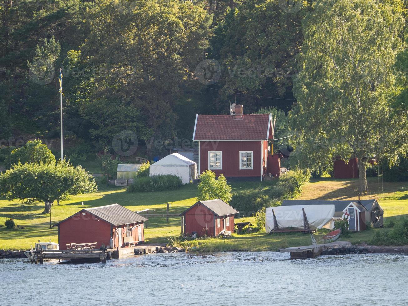 stockholm och Östersjön i sverige foto