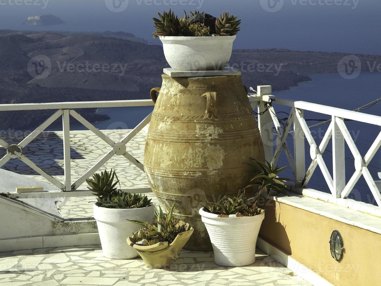 Santorini Island i Grekland foto