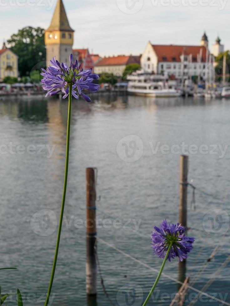 Lindau vid Bodensjön i Tyskland foto